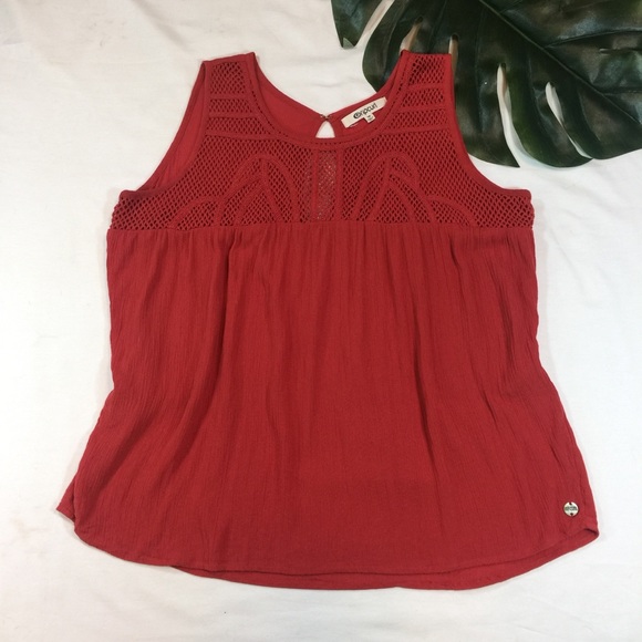 RIPCURL | crochet and crinkle tank - Picture 1 of 6